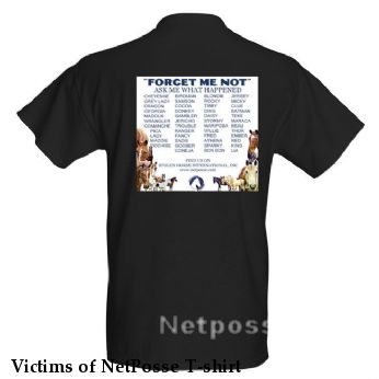 Victims of NetPosse T-shirt